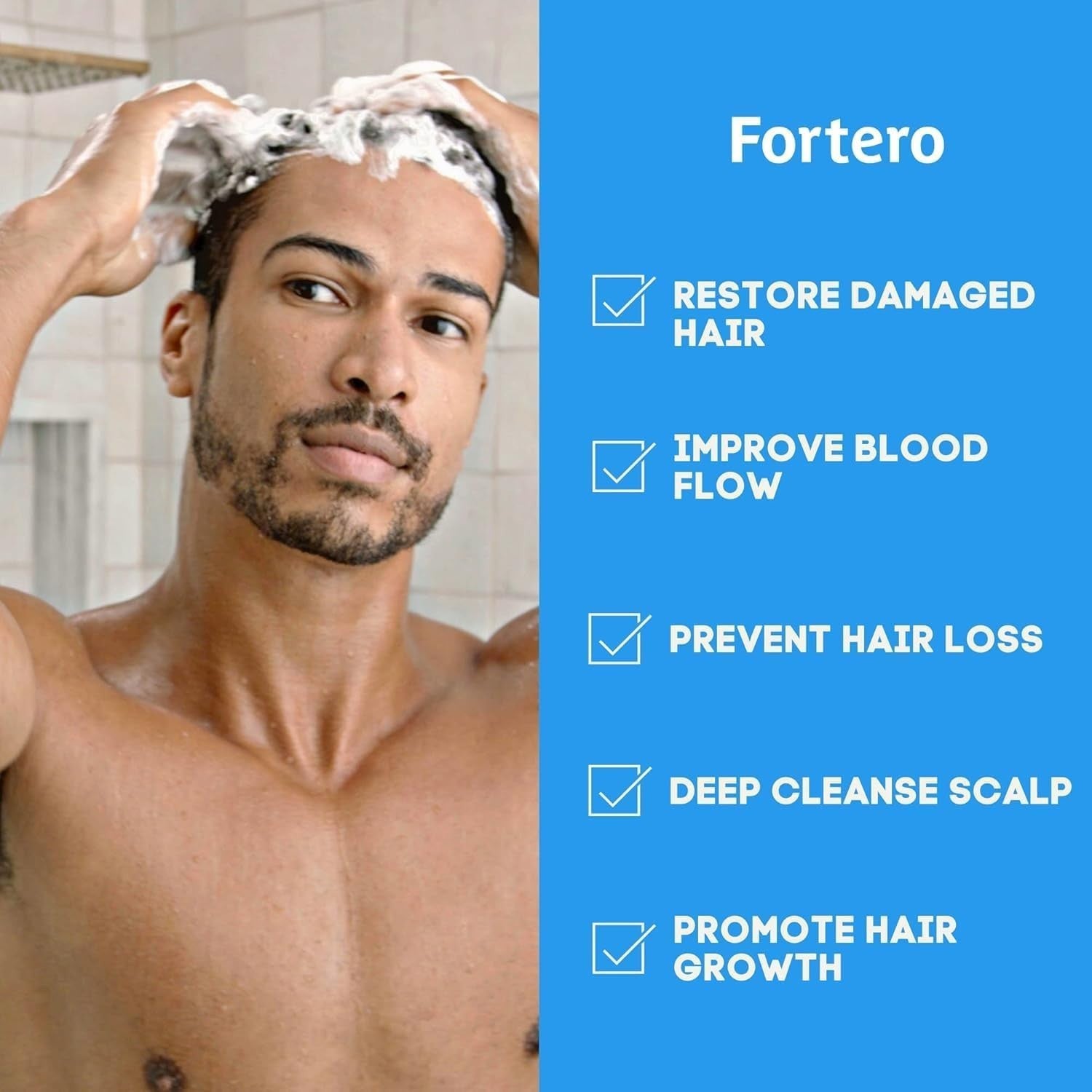 Fortero Shampoo and Conditioner Hair Growth Kit –Shampoo & Conditioner for Hair