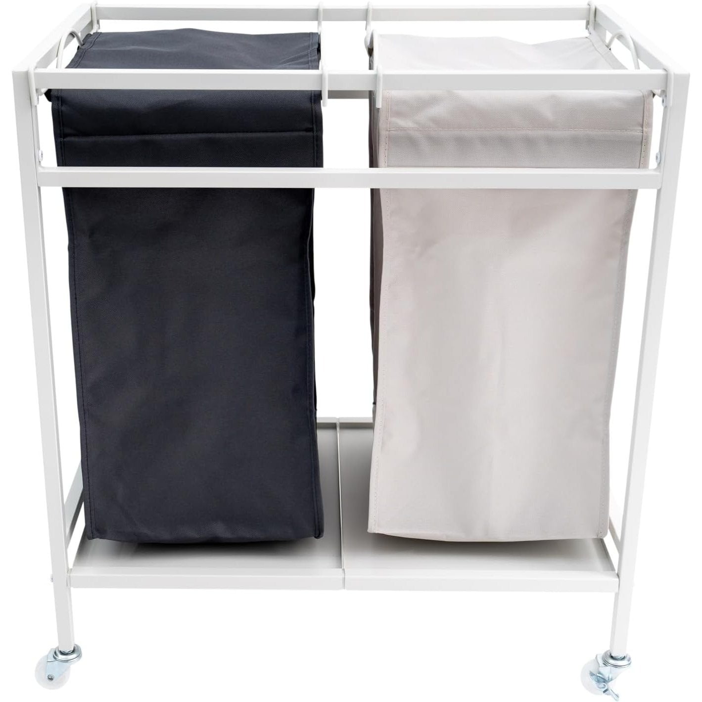 CB Home CasaVibe Laundry Hamper with Shelves & Fabric Bags