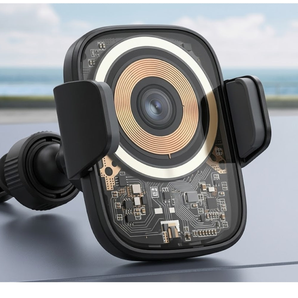 BAVIN PC1070 15W Magnetic Wireless Car Mount Phone Charger