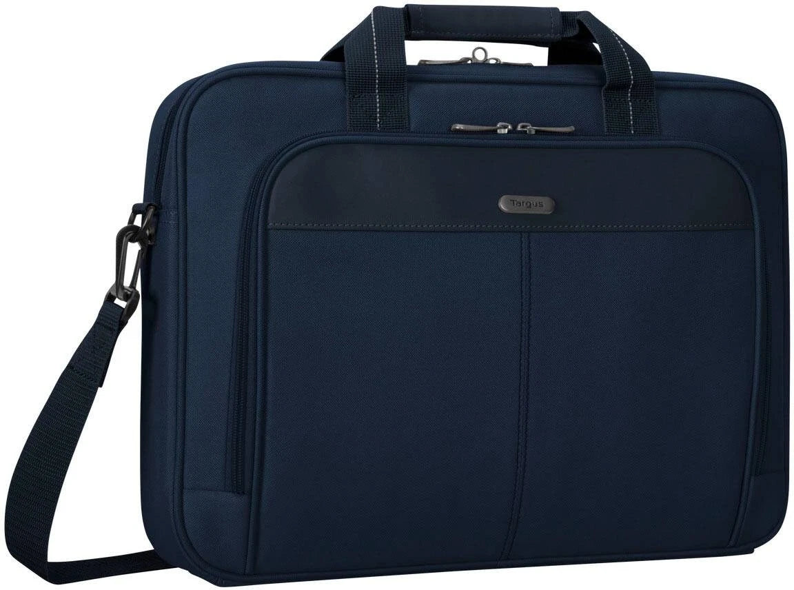 Targus TCT02702GL Classic Slim 15–16" Laptop Briefcase, Blue