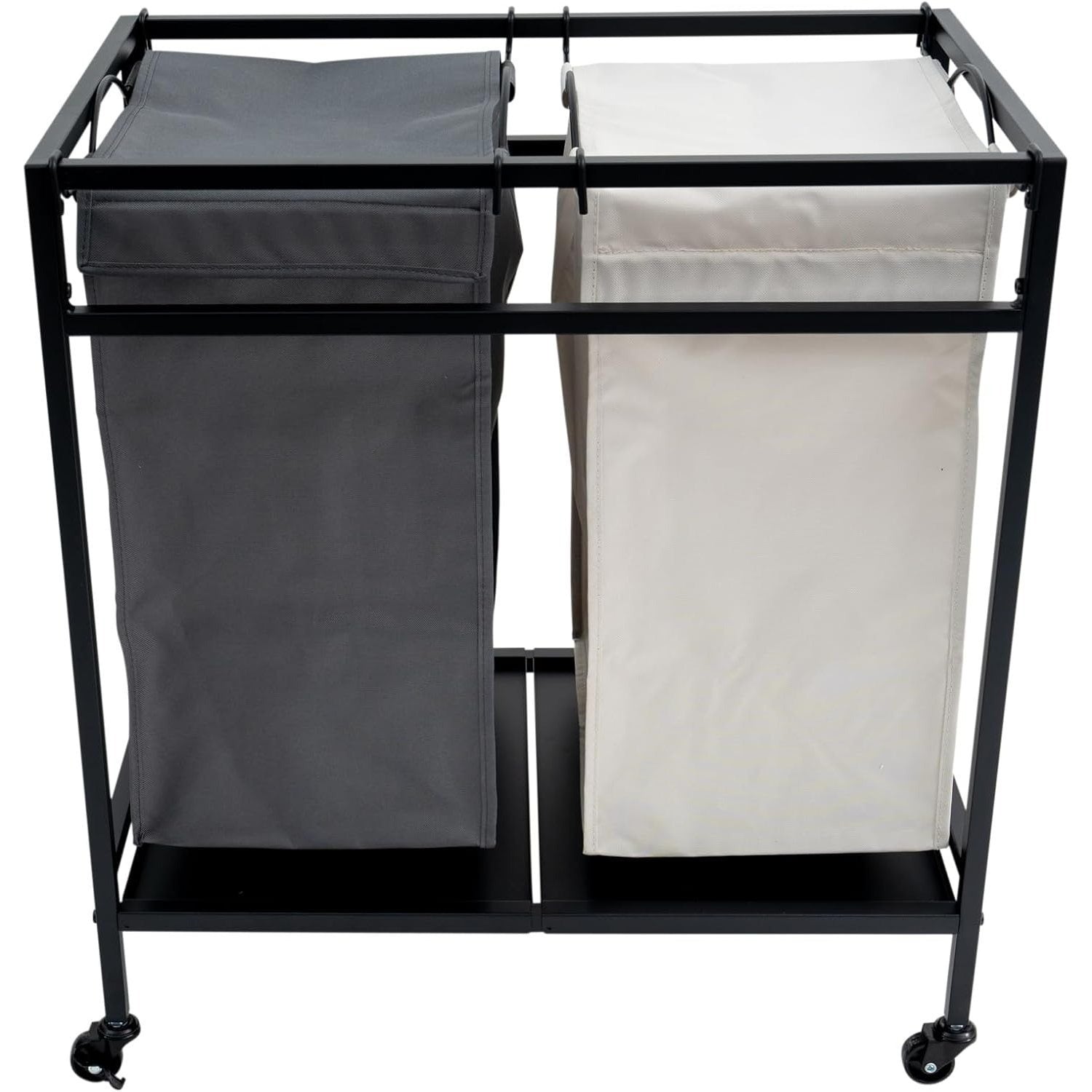 CB Home CasaVibe Laundry Hamper with Shelves & Fabric Bags