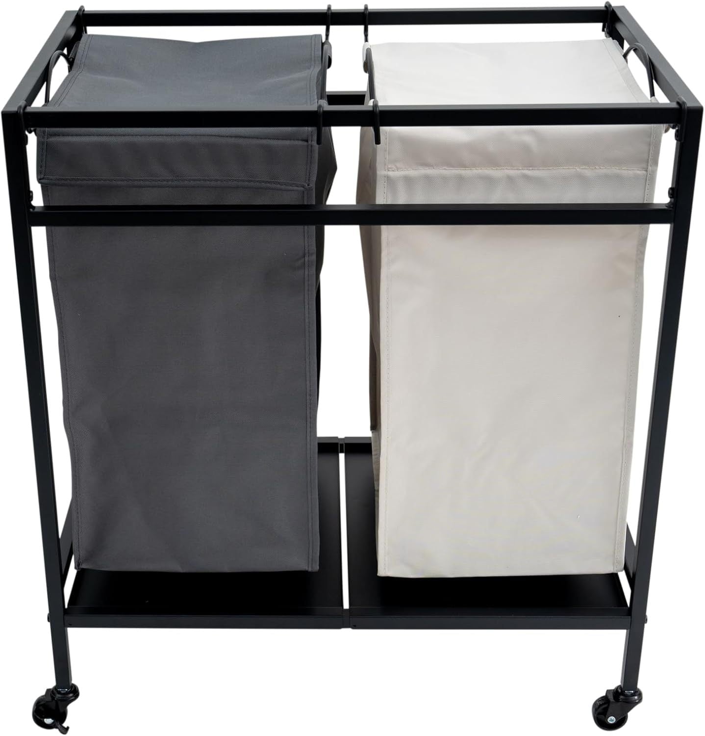 CB Home CasaVibe Laundry Hamper with Shelves & Fabric Bags