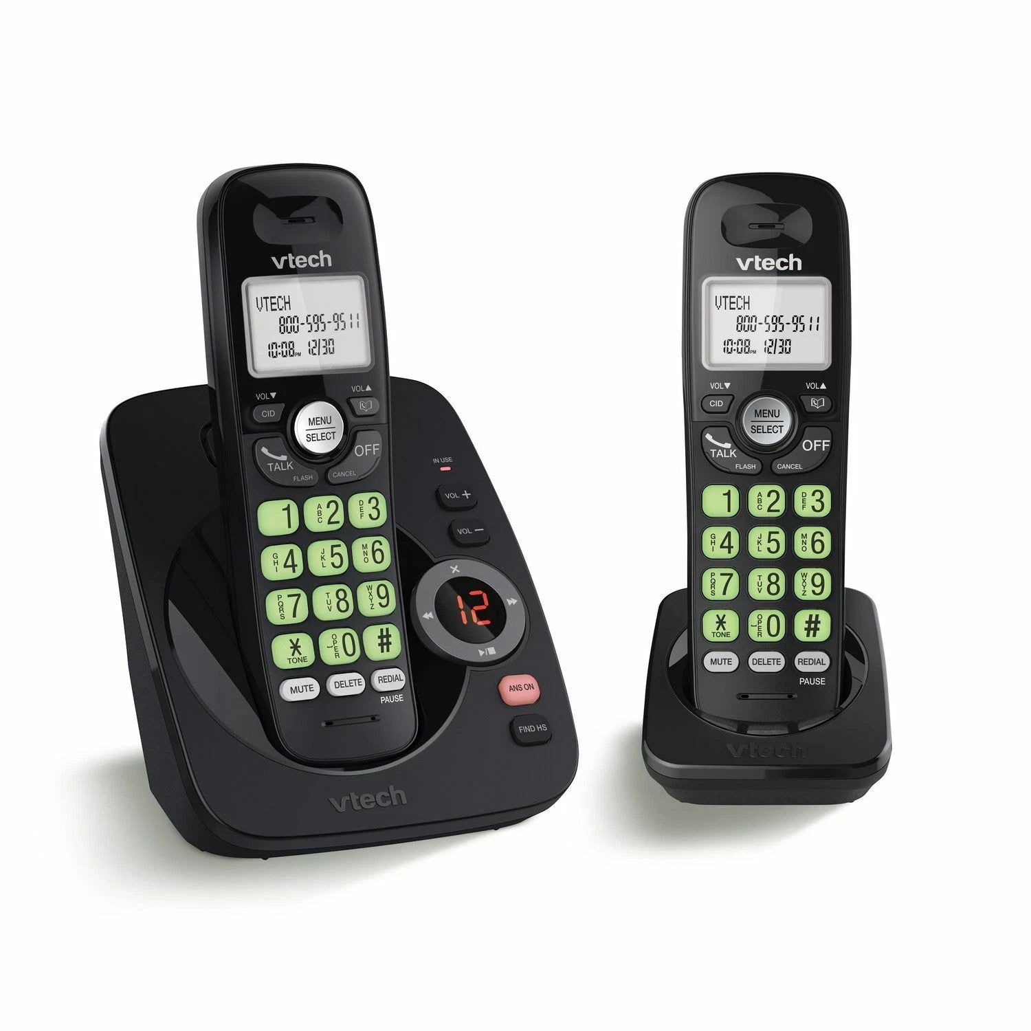 VTech CS6224-21 2-Handset DECT 6.0 Cordless Phone with Answering System