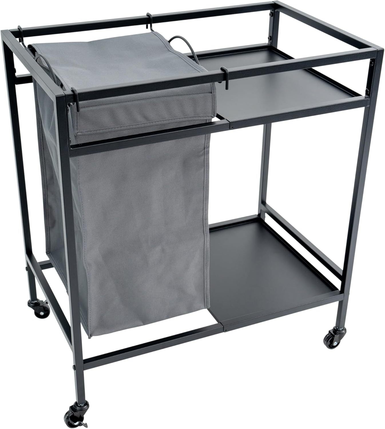 CB Home CasaVibe Laundry Hamper with Shelves & Fabric Bags