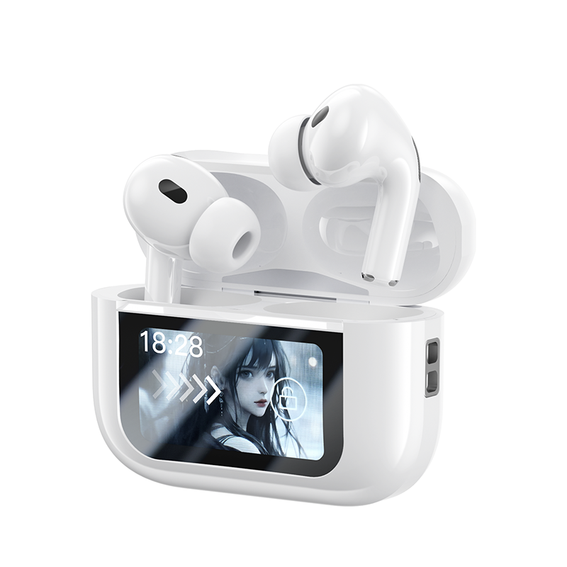 BAVIN HB-BA-73 ANC Wireless Bluetooth 5.3 Earbuds with Touch Display