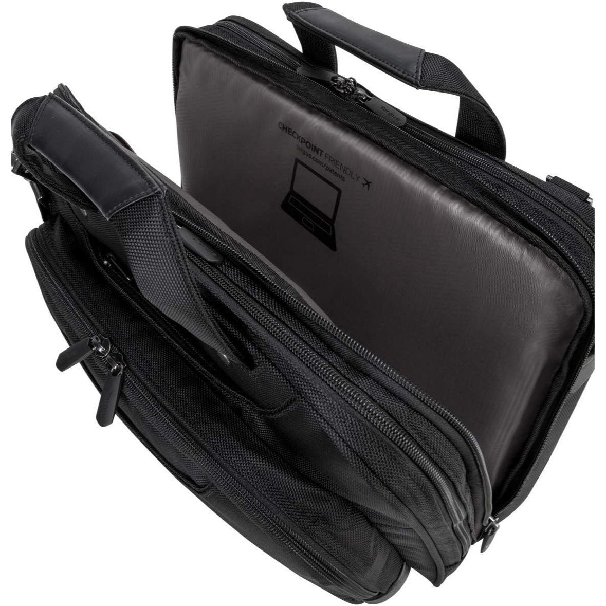 Targus Corporate Traveler 14-Inch Laptop Briefcase, Black