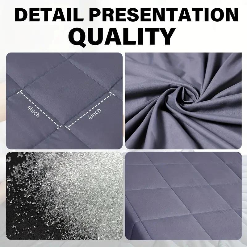 15 lb Soft Cooling Weighted Blanket for Adults