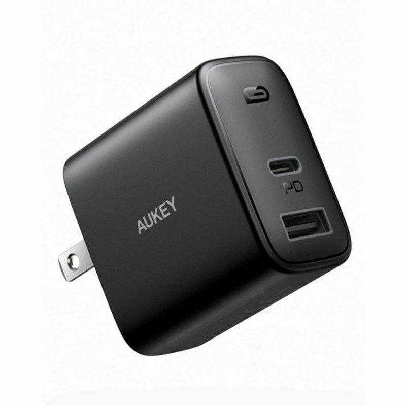 AUKEY 32W Dual-Port PD Wall Charger 5-Pack with USB-C & USB-A